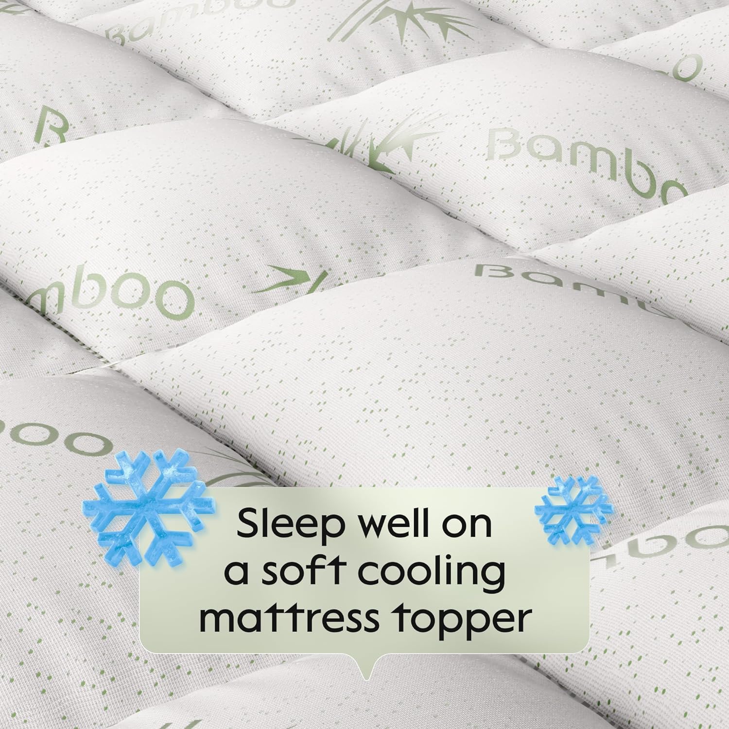 Ultra Soft Twin Mattress Topper for Back Pain Relief and Cool Sleep