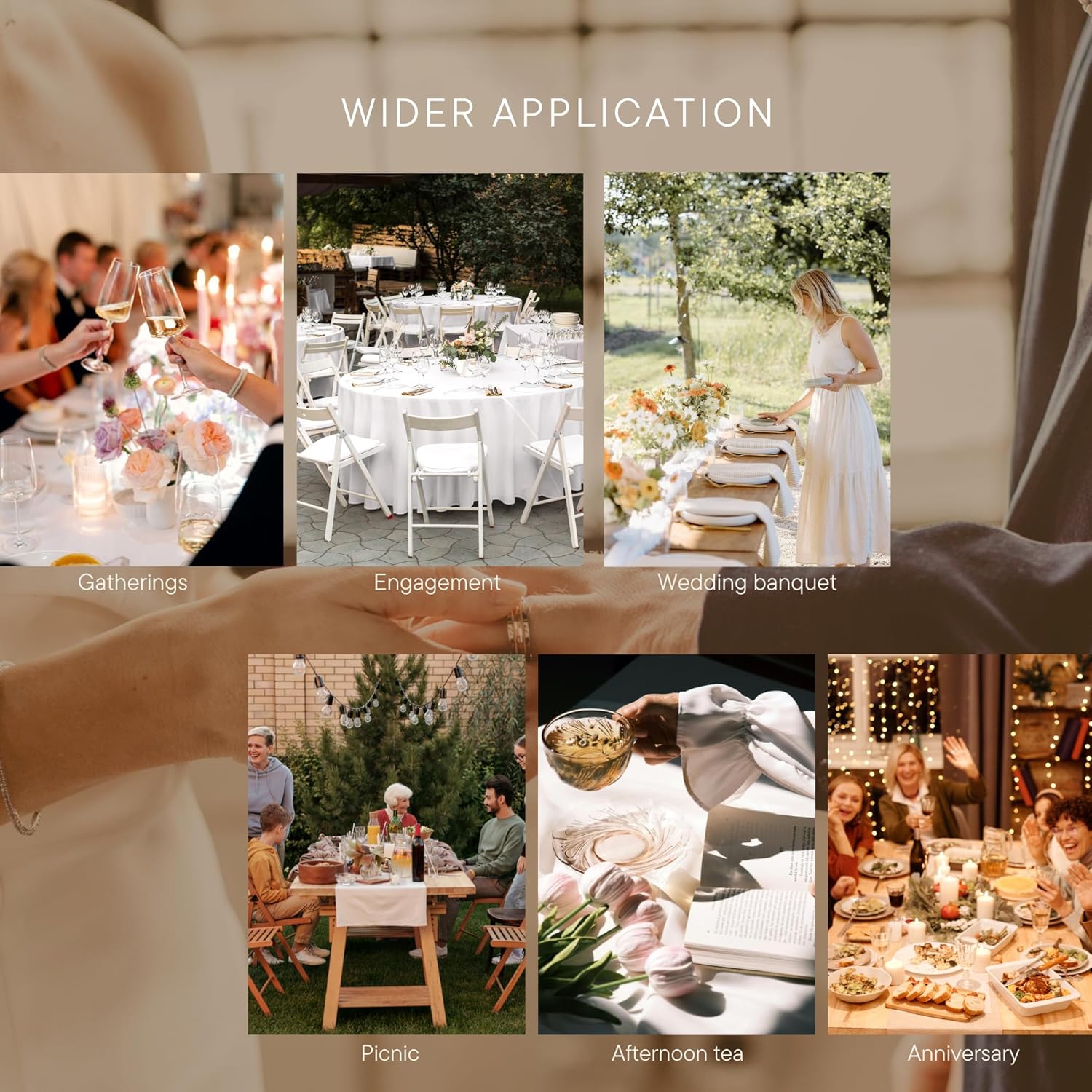 100 Pcs Custom Cocktail Napkins for Weddings and Events