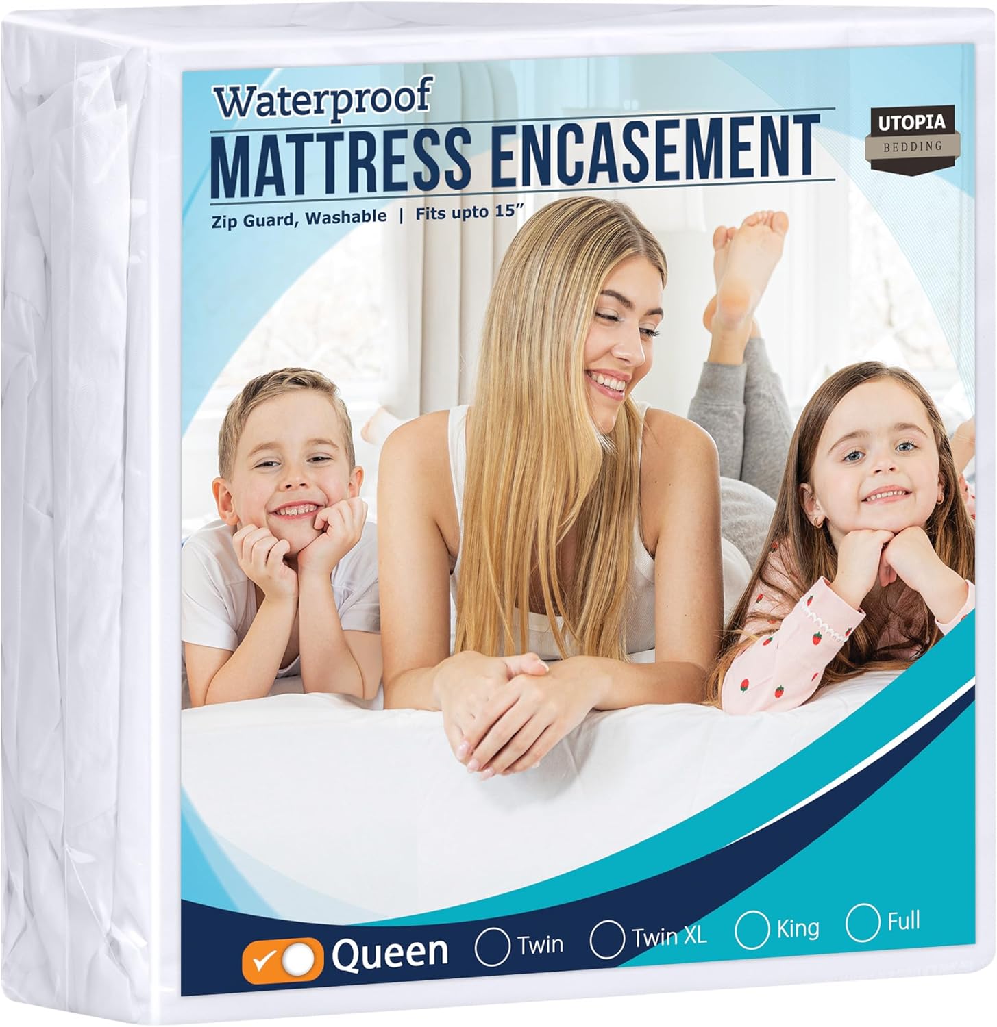 Utopia Bedding Queen Mattress Encasement 100 Waterproof