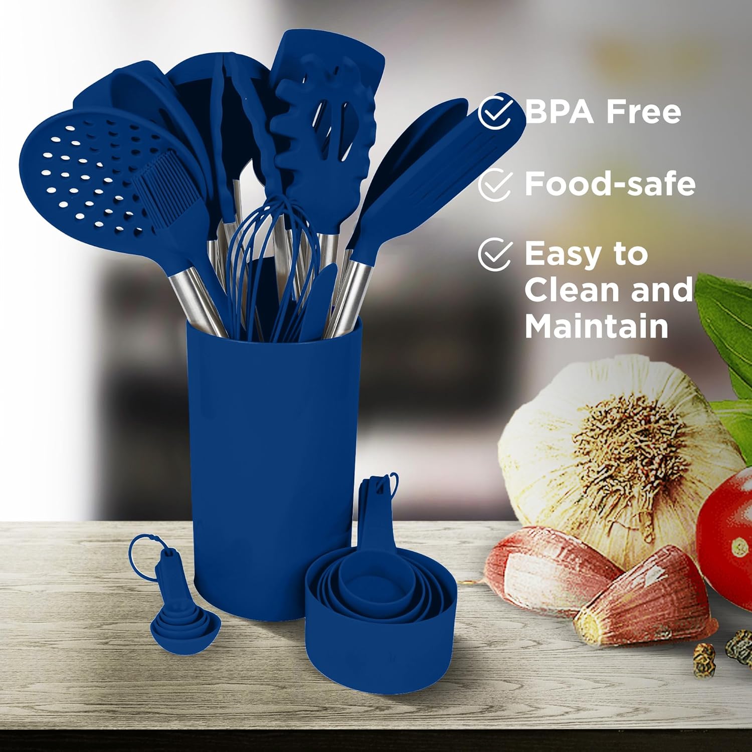 Culinary Couture 24-Piece Silicone Utensil Set 1