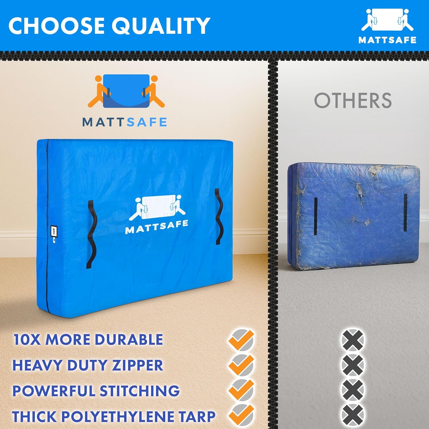 Nordic Elk Mattress Bags Queen Size Heavy Duty