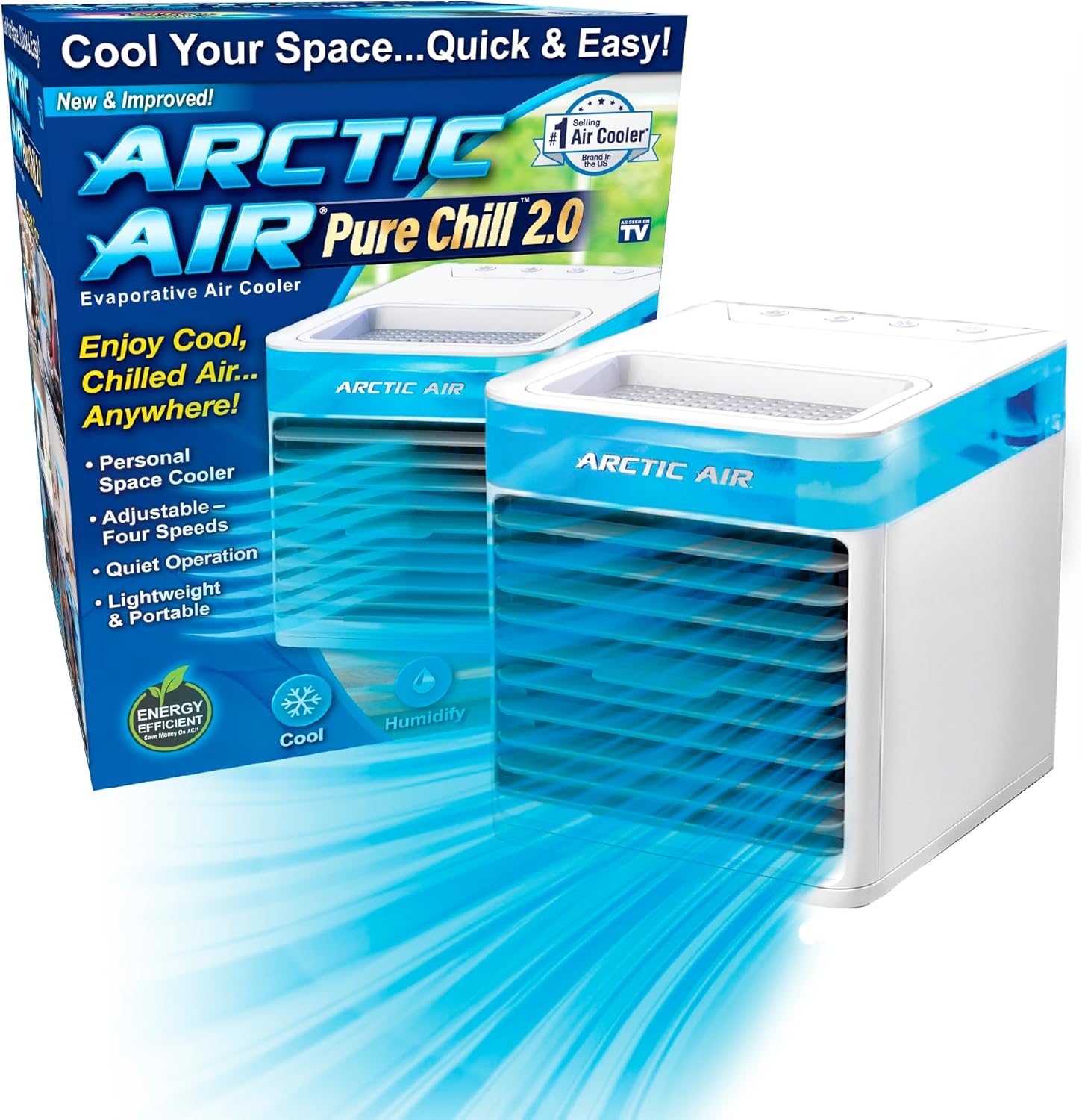 Arctic Air Pure Chill 20 Evaporative Cooler - Blue