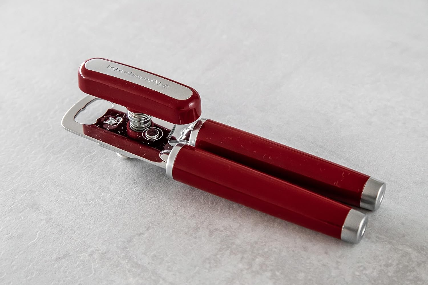 KitchenAid Tin Opener Can Bottle Opener Stainless Steel Empire Red
