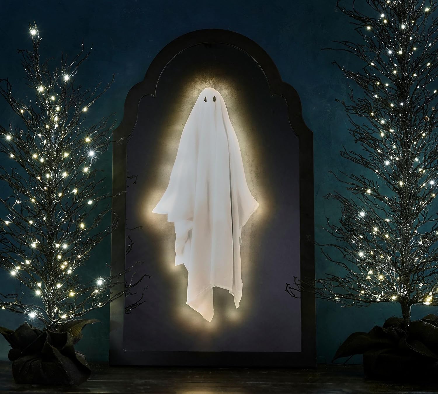 2025 Spooky Stewart Ghost Mirror with LED Lights