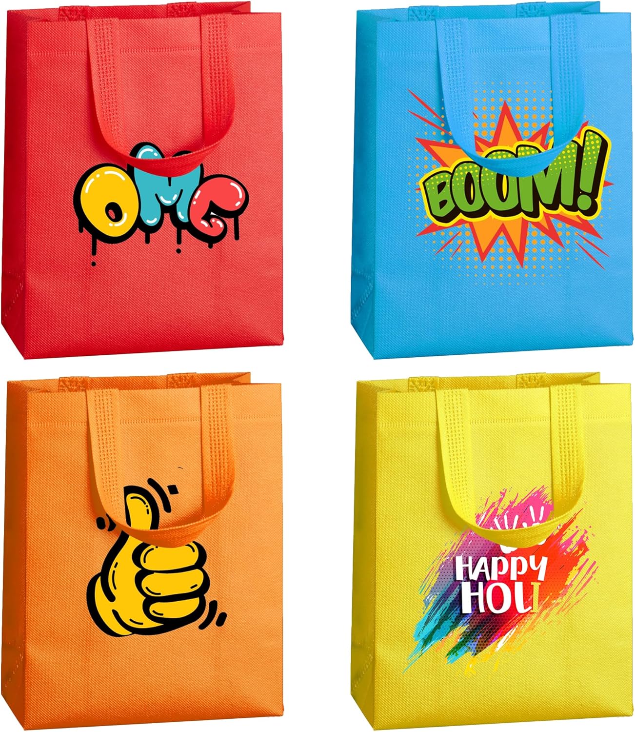 30Pcs Reusable Gift Bags with Handles for Party Favors