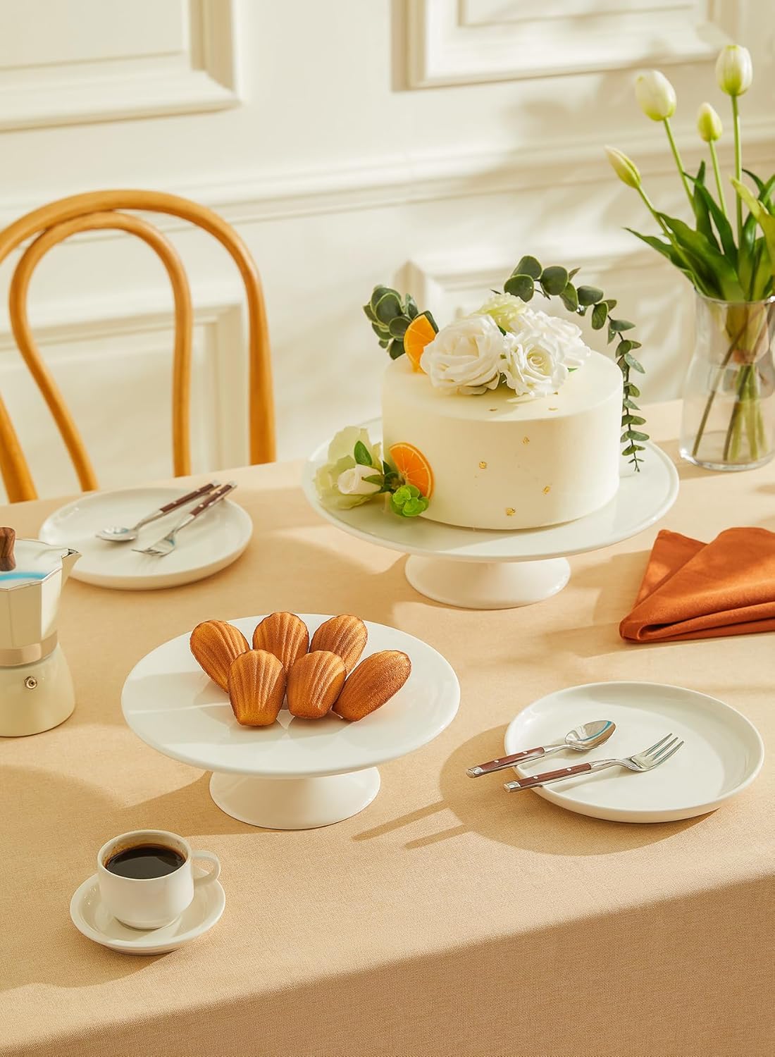 Sweese 12-Inch Porcelain Cake Stand for Parties
