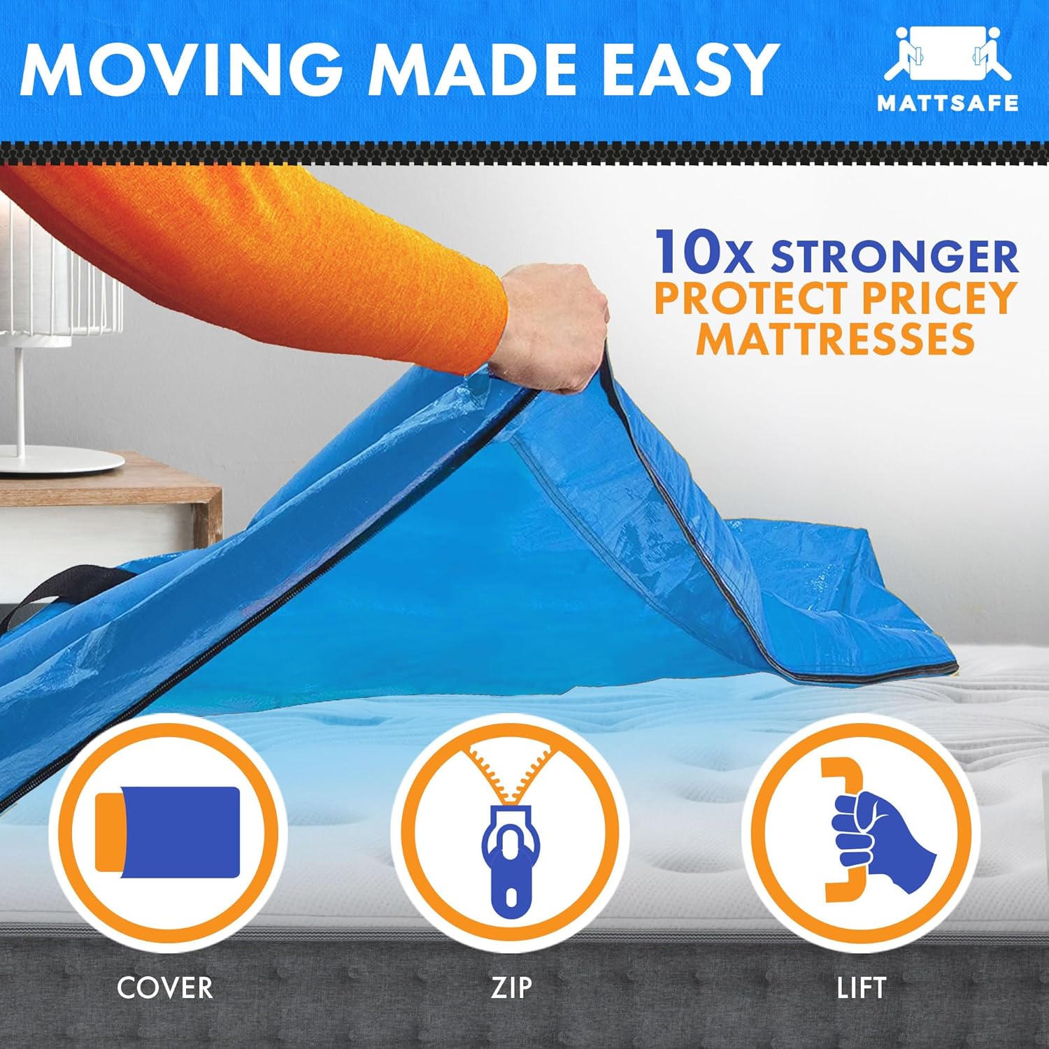 Nordic Elk Mattress Bags Queen Size Heavy Duty