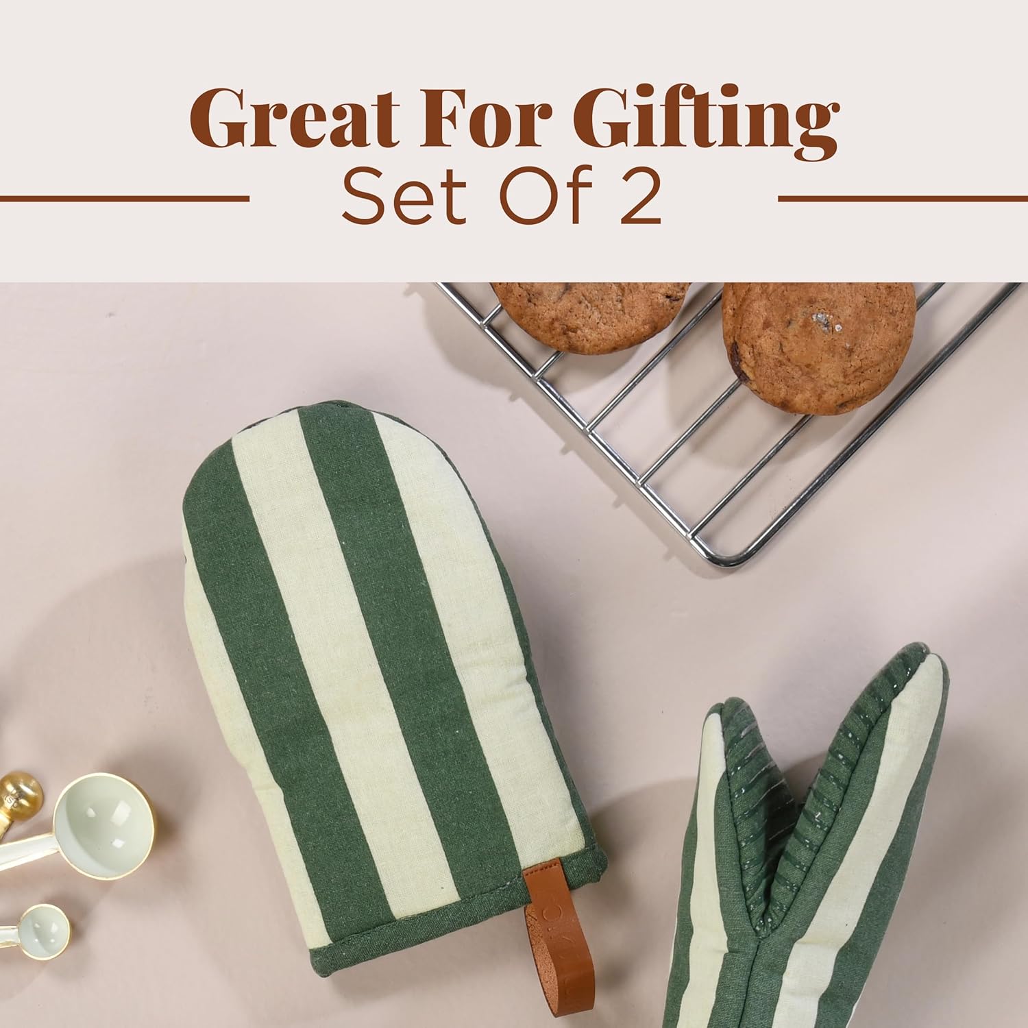 Folkculture Mini Oven Mitts Heat Resistant Set of 2