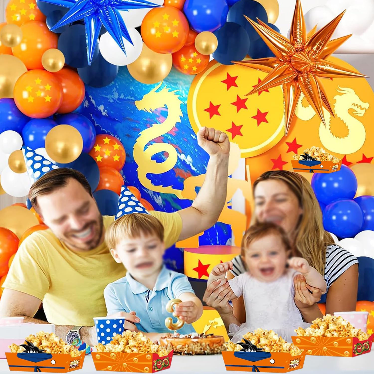 Dragon Themed Disposable Paper Food Trays 24pcs for Birthday Parties