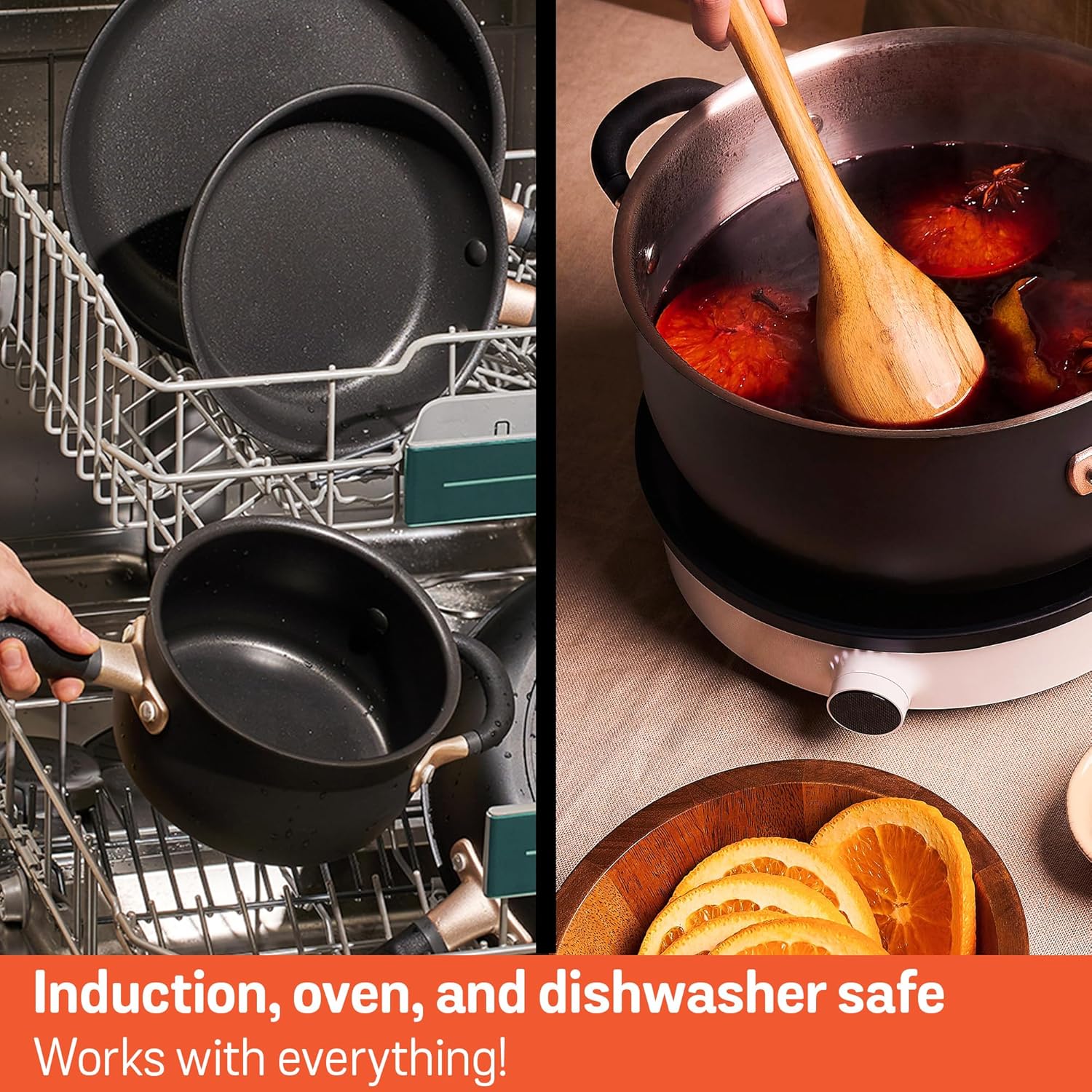 Meyer Stainless Steel Stockpot 65 Qt Matte Black
