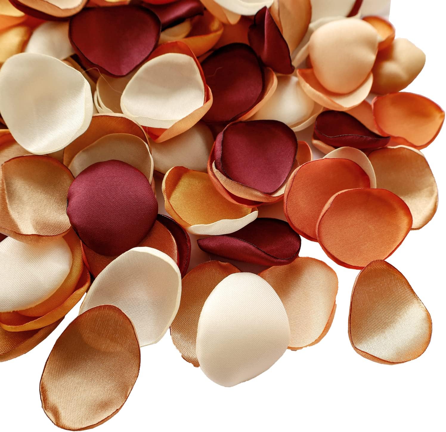 Lookein 300pcs Satin Rose Petals for Wedding Decorations