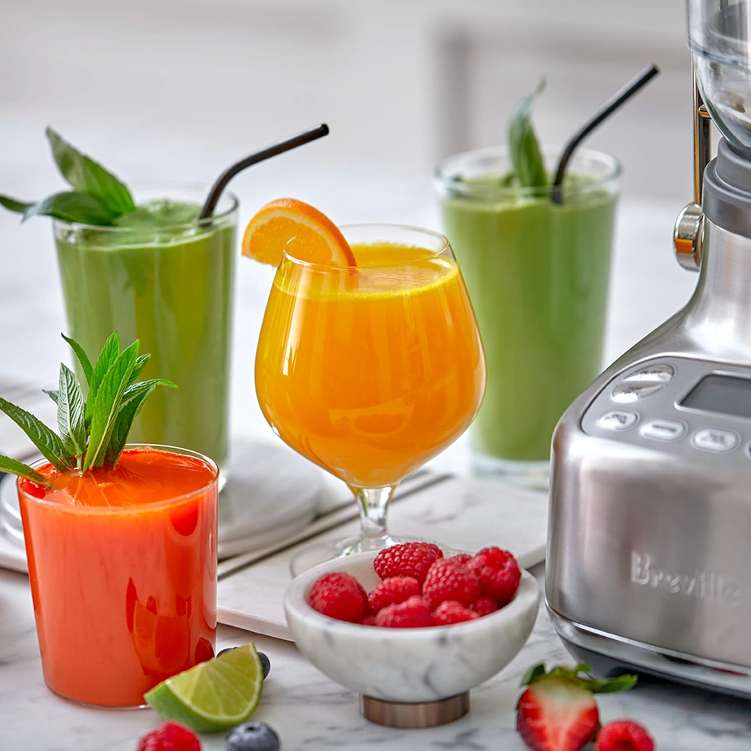 Breville 3X Bluicer Pro Blender and Juicer Brushed Stainless Steel