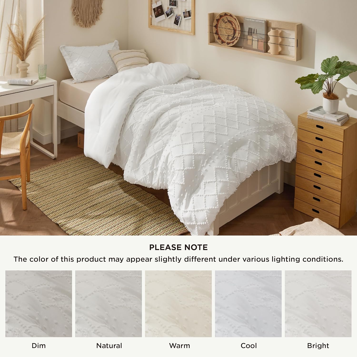 Bedsure Twin XL Comforter Set with Pillow Sham