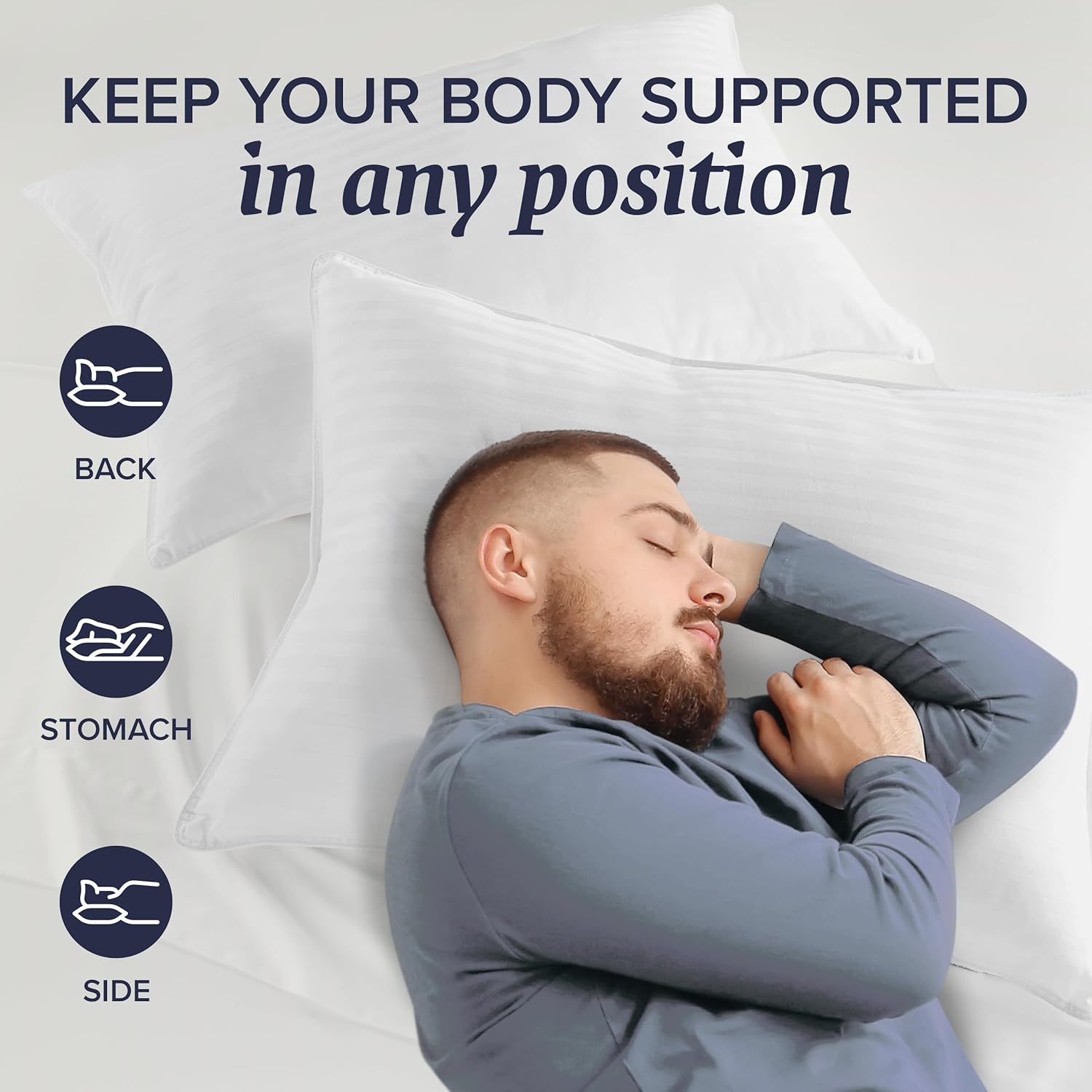 Beckham Hotel Collection Gel Cooling Pillow Set of 2