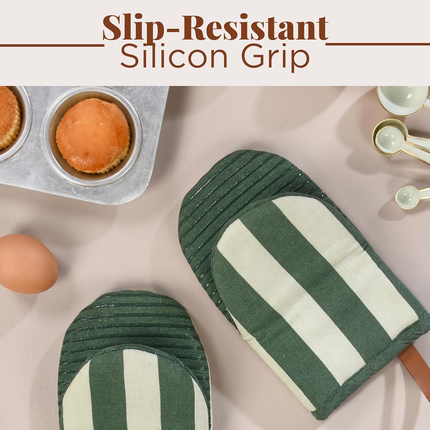 Folkculture Mini Oven Mitts Heat Resistant Set of 2