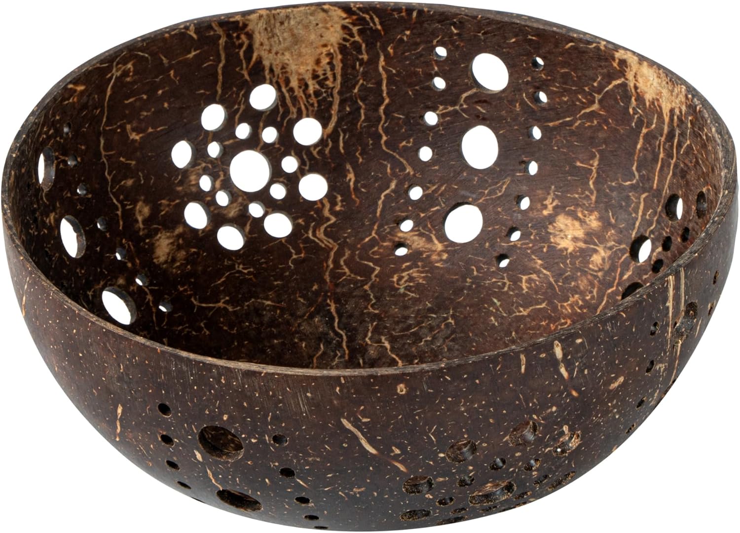 Restaurantware Coco Casa Coconut Shell Candle Holders 10 Reusable Tealight Holders