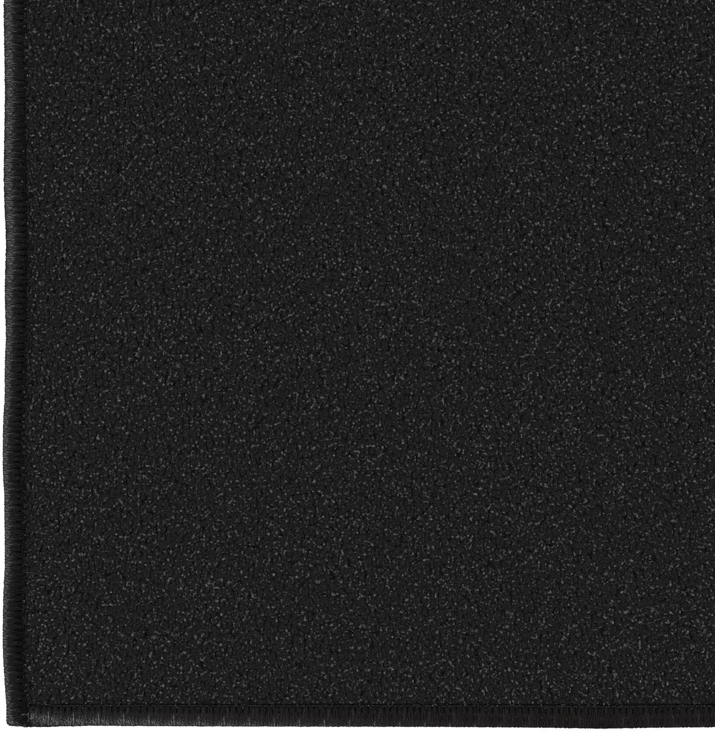 Ottomanson Hallway Runner Rug 27 x 910 Non Slip Black