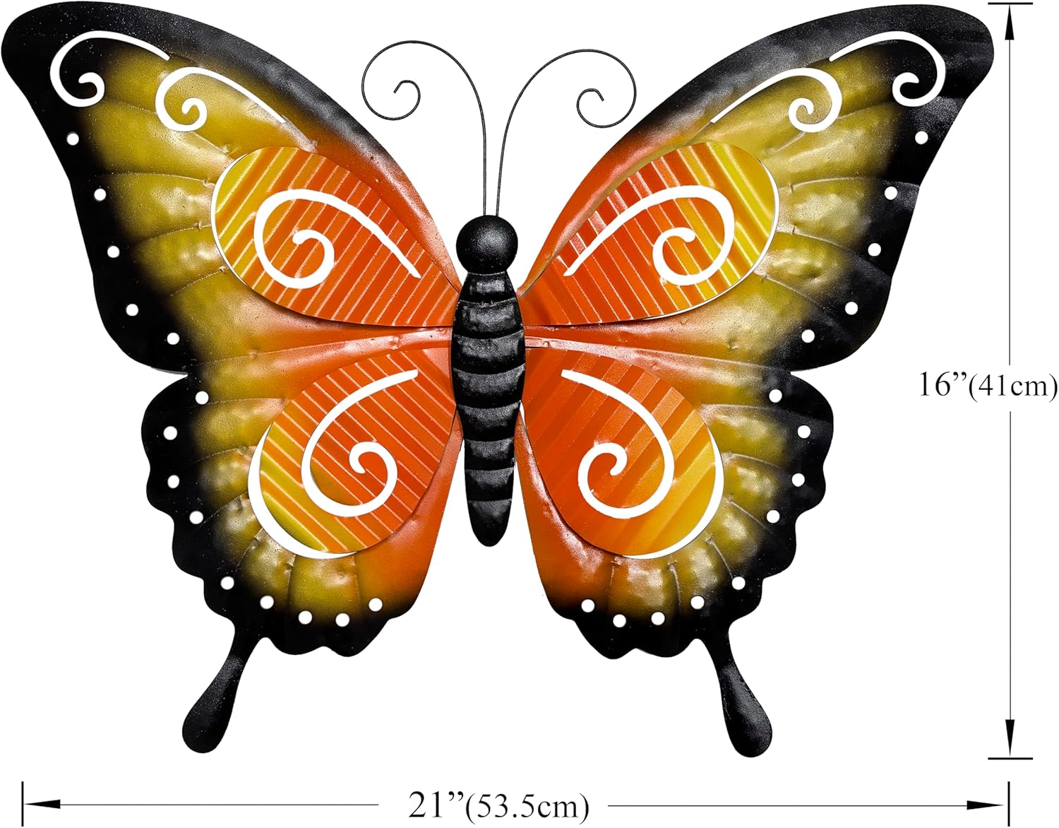 ABELOTS Metal Butterfly Wall Decor 3 Pack