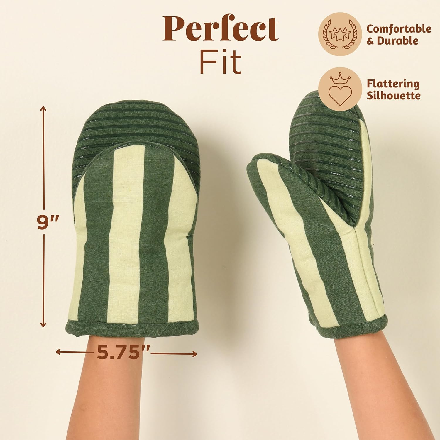 Folkculture Mini Oven Mitts Heat Resistant Set of 2