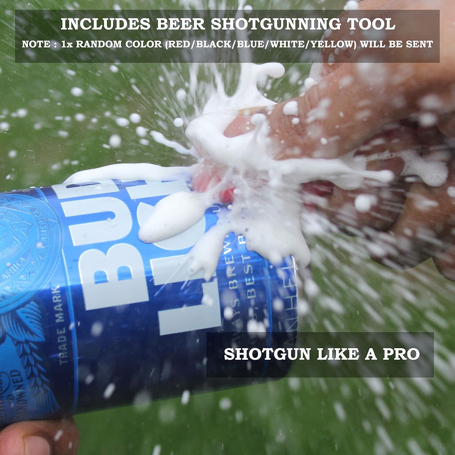 Beer Bong Funnel with Valve 25 Feet Long