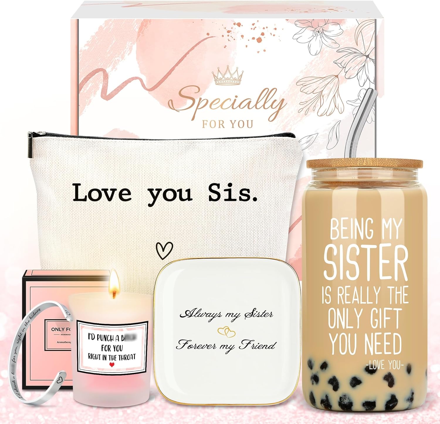 Chesace Sister Gift Set for Birthday and More