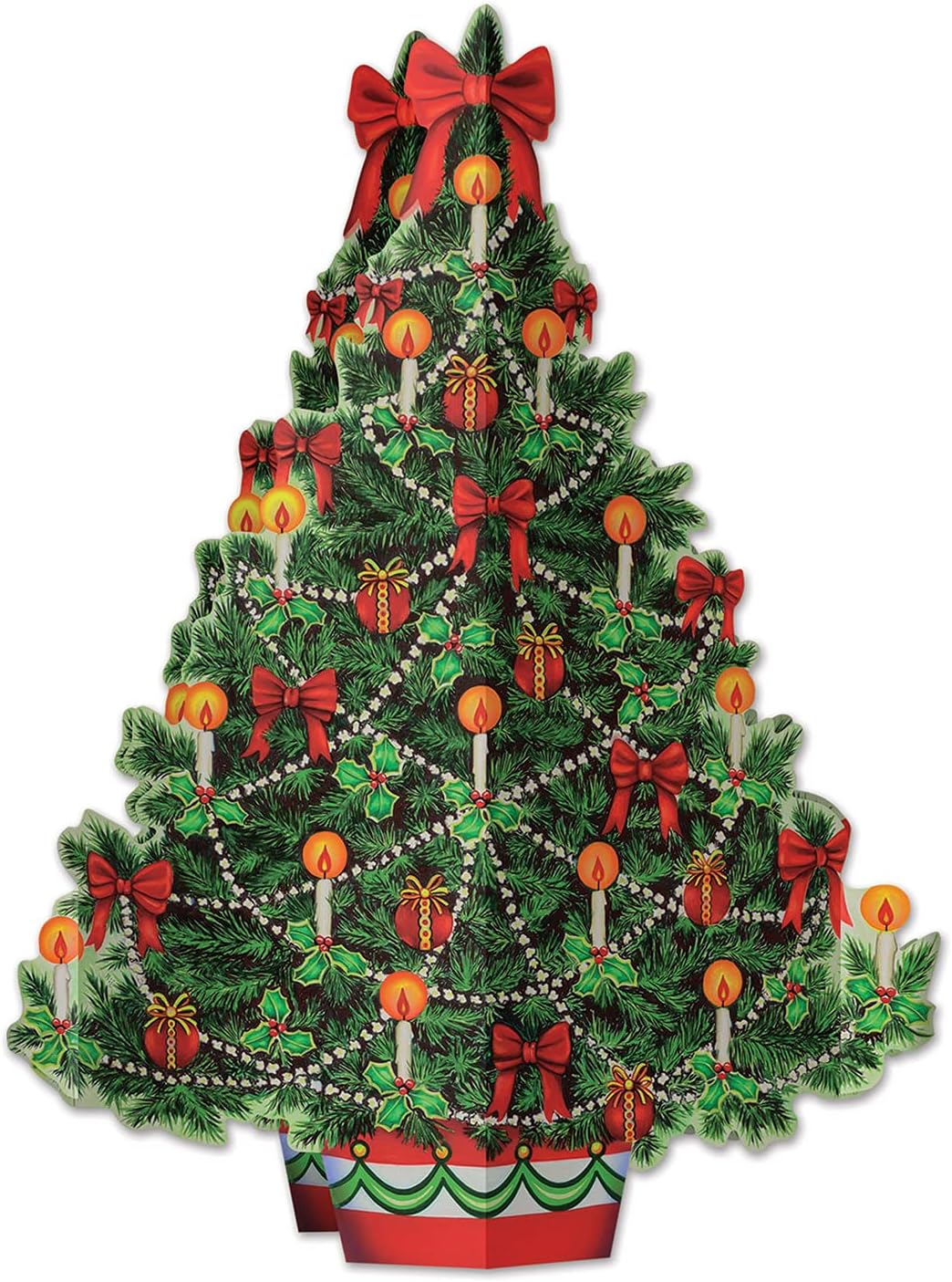 Beistle 3-D Christmas Tree Centerpiece