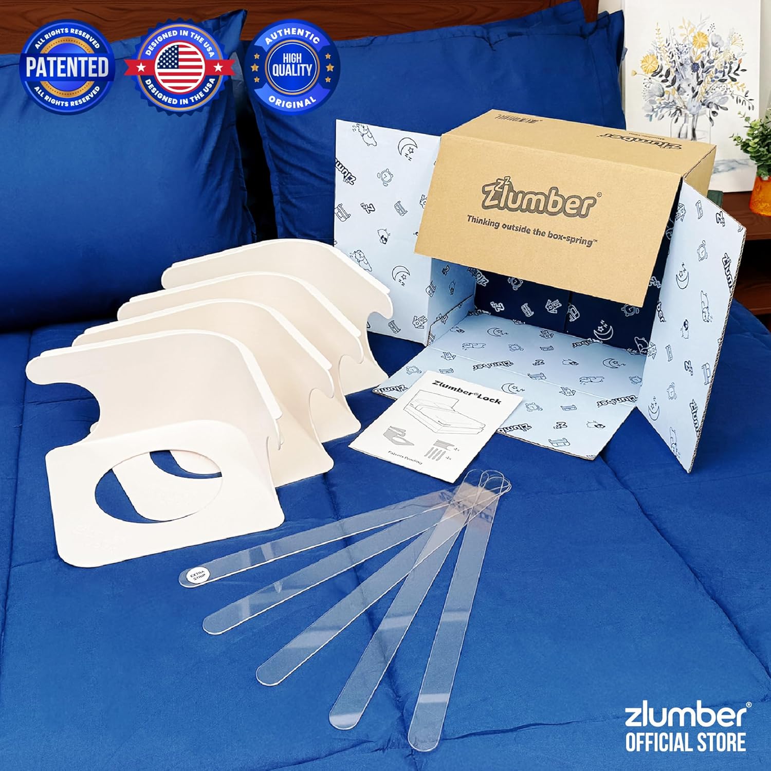 Zlumber Lock Sheet Holders - Secure Bed Sheets in Place