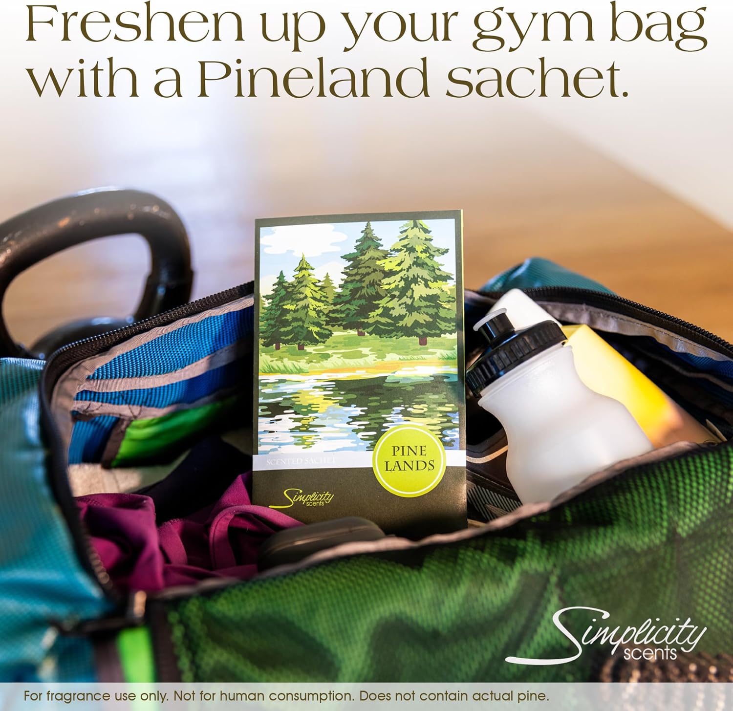 Simplicity Scents Pine Lands Scented Sachets 6 Pack
