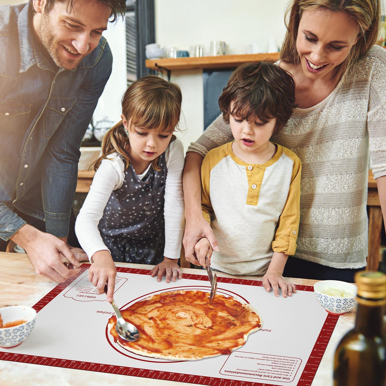 Premium Silicone Baking Mat 26x16 Inch Reusable Nonstick Nonslip