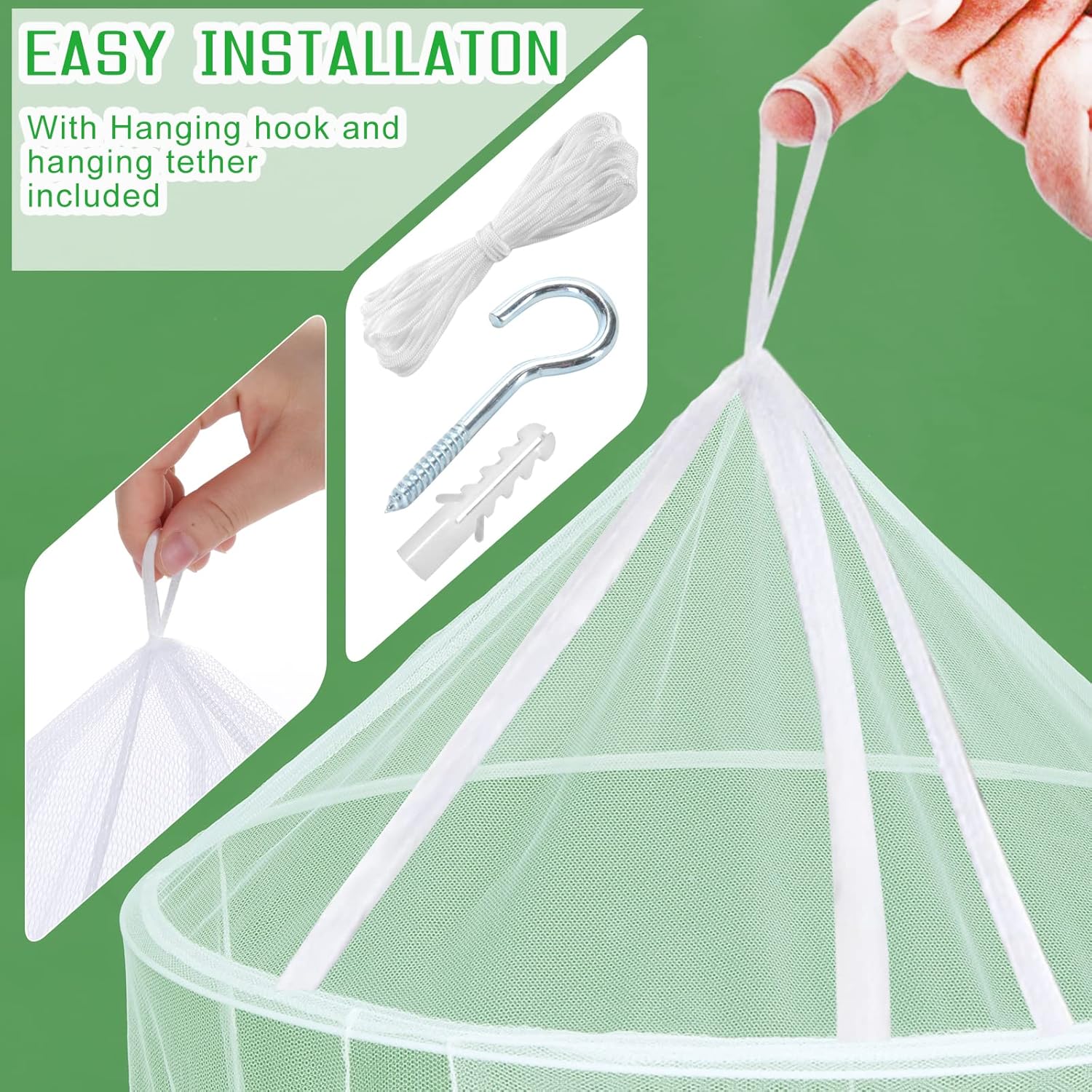VISATOR Dome Mosquito Net Bed Canopy for Girls and Adults