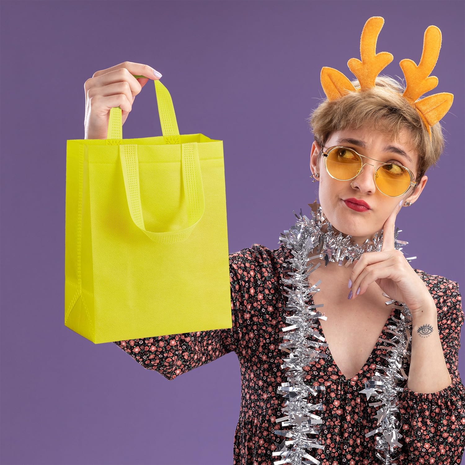 30Pcs Reusable Gift Bags with Handles for Party Favors