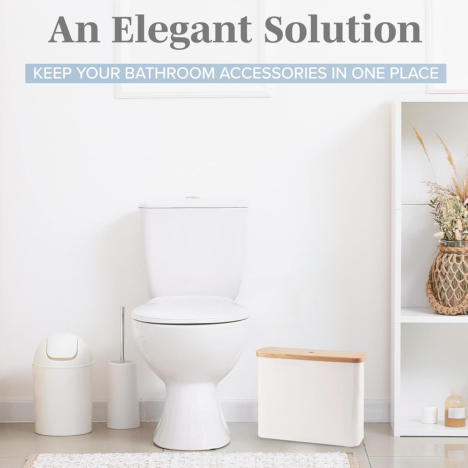 Lonbet Toilet Paper Basket Organizer Storage