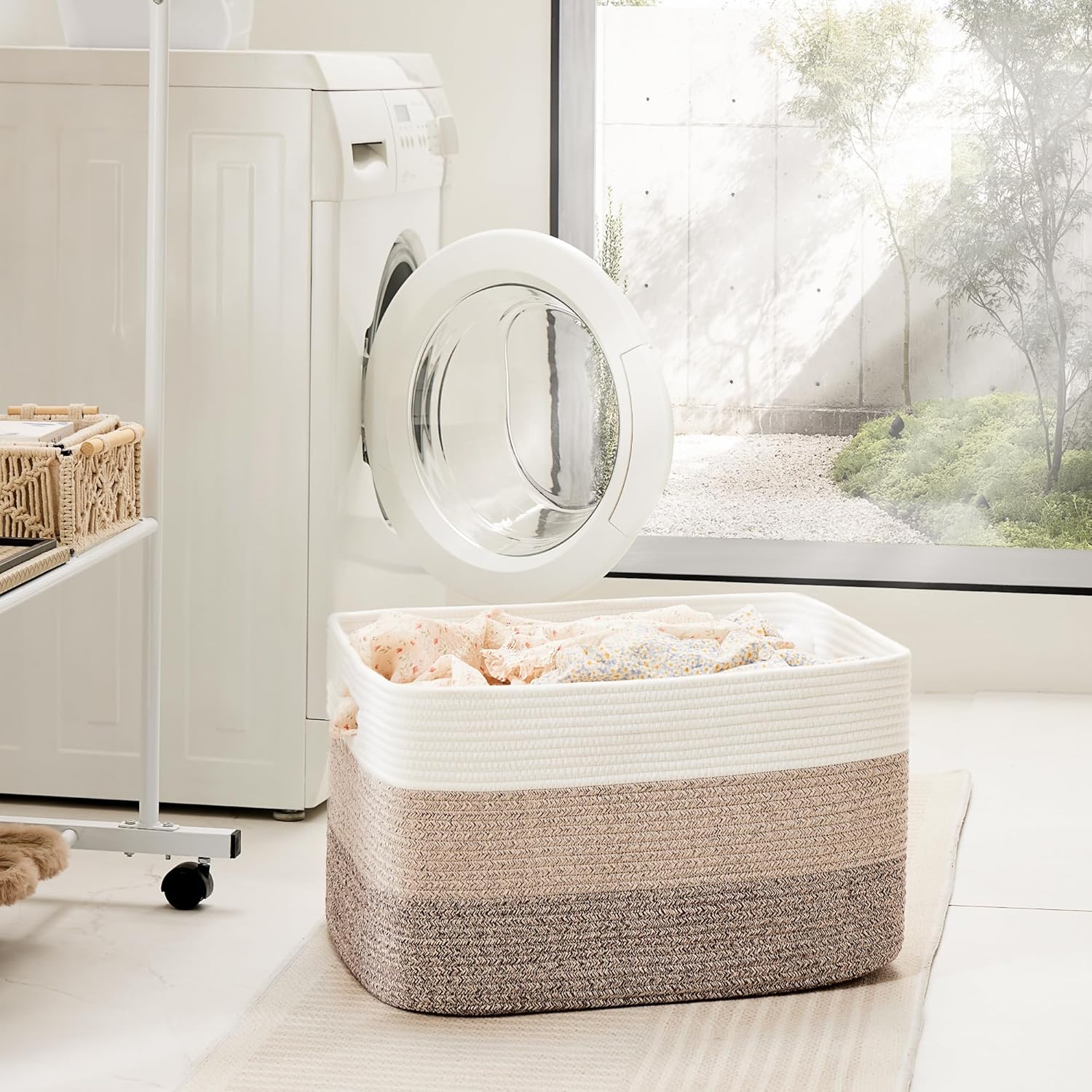 Artfeel Rectangle Woven Basket for Storage and Decor