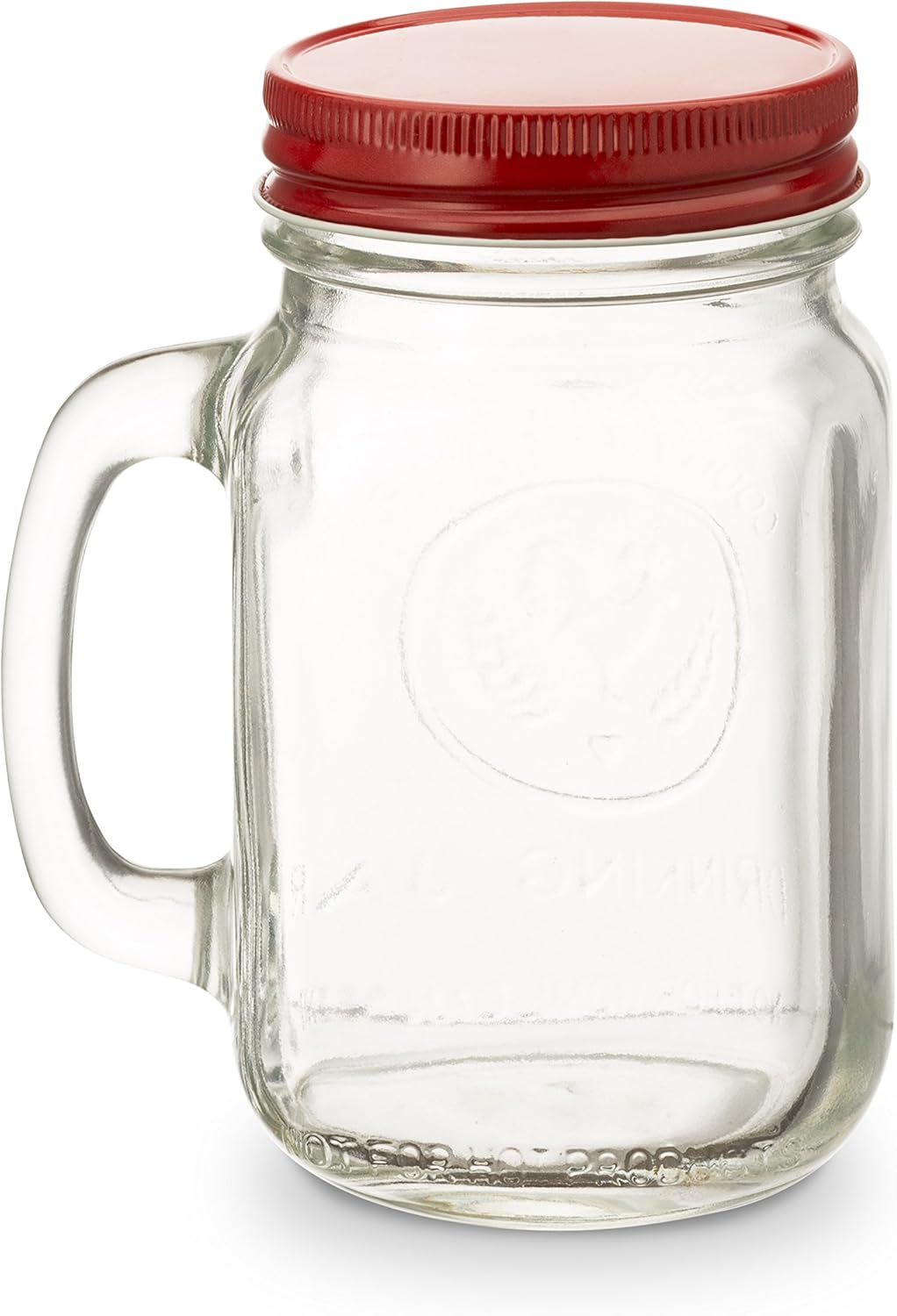 Kook Mason Jar Lids Wide Mouth Set of 12 Red