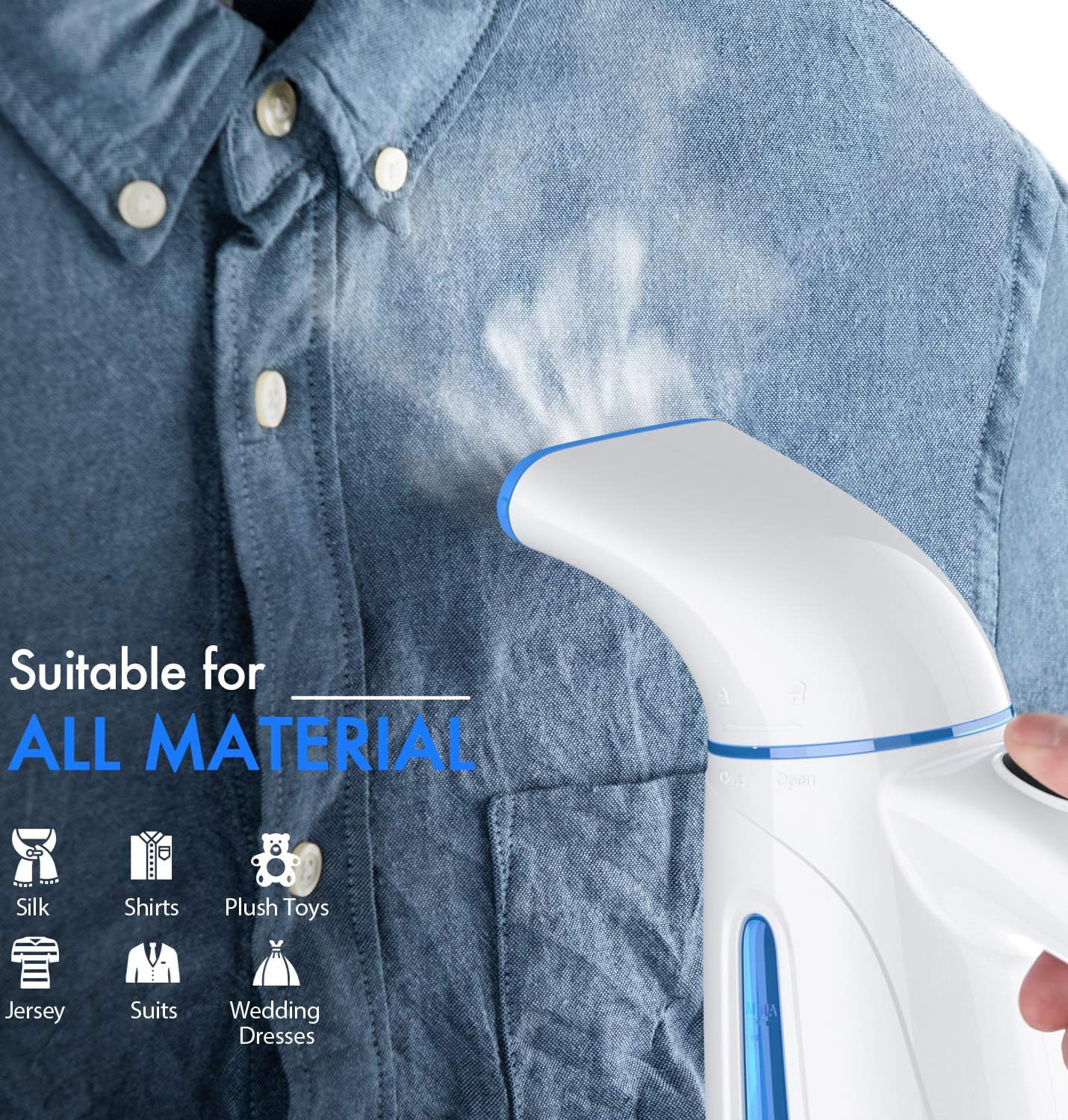 OGHom Handheld Garment Steamer 240ml 700W 120V