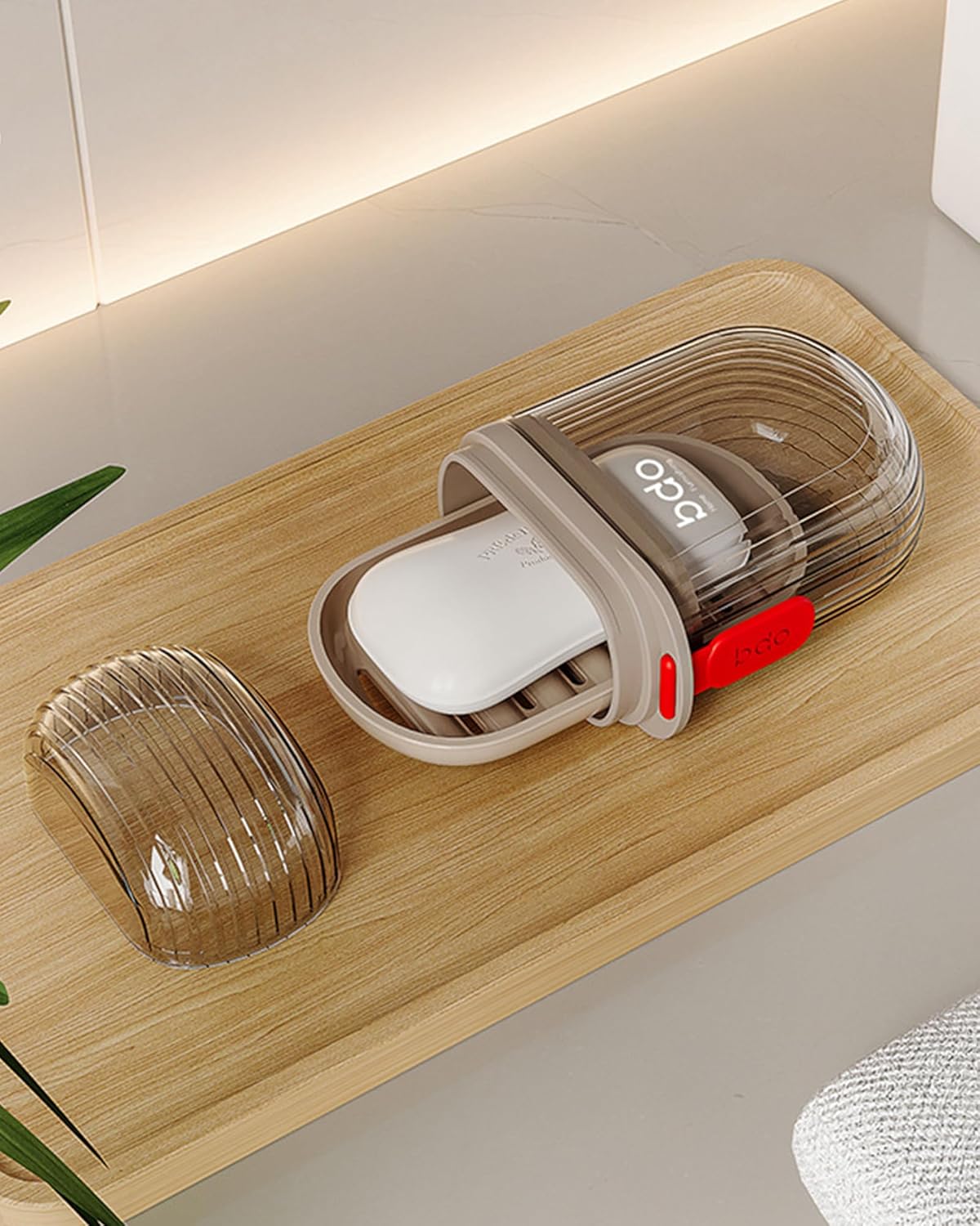 Travel Soap Case with Leakproof Lid and Drainage