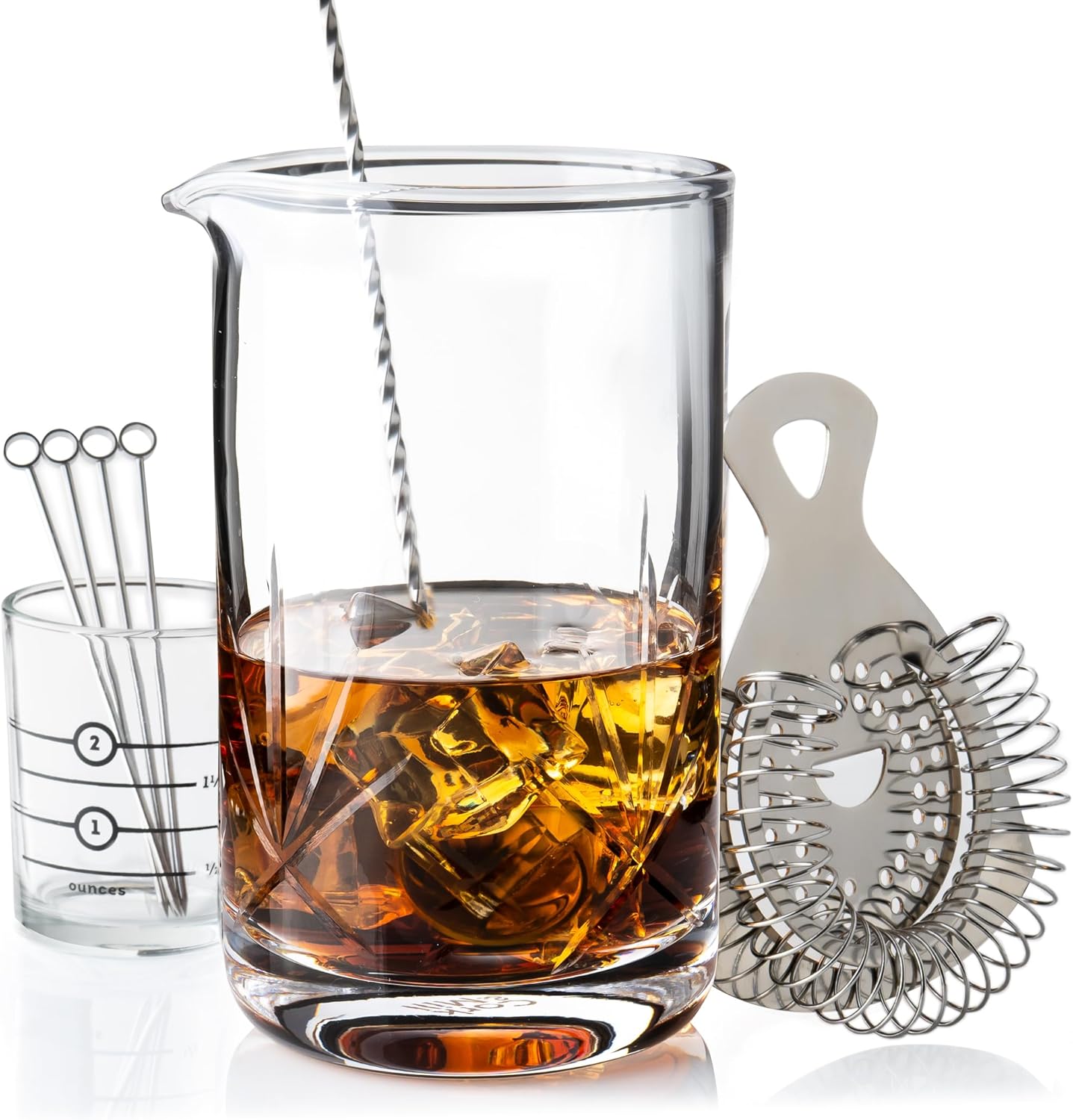 Cork Mill 24 oz Cocktail Mixing Glass Set
