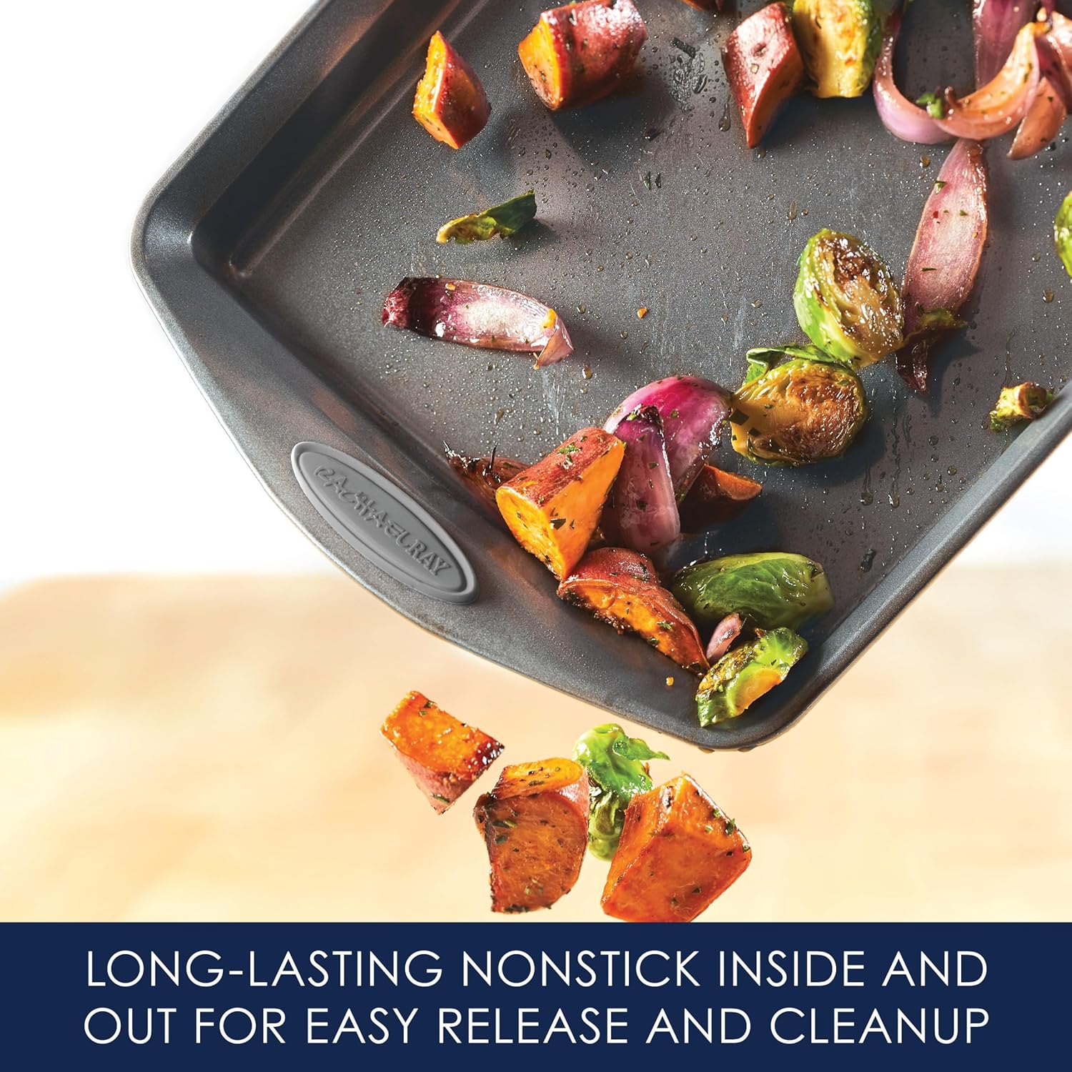 Rachael Ray Nonstick Bakeware Set 3 Piece Gray