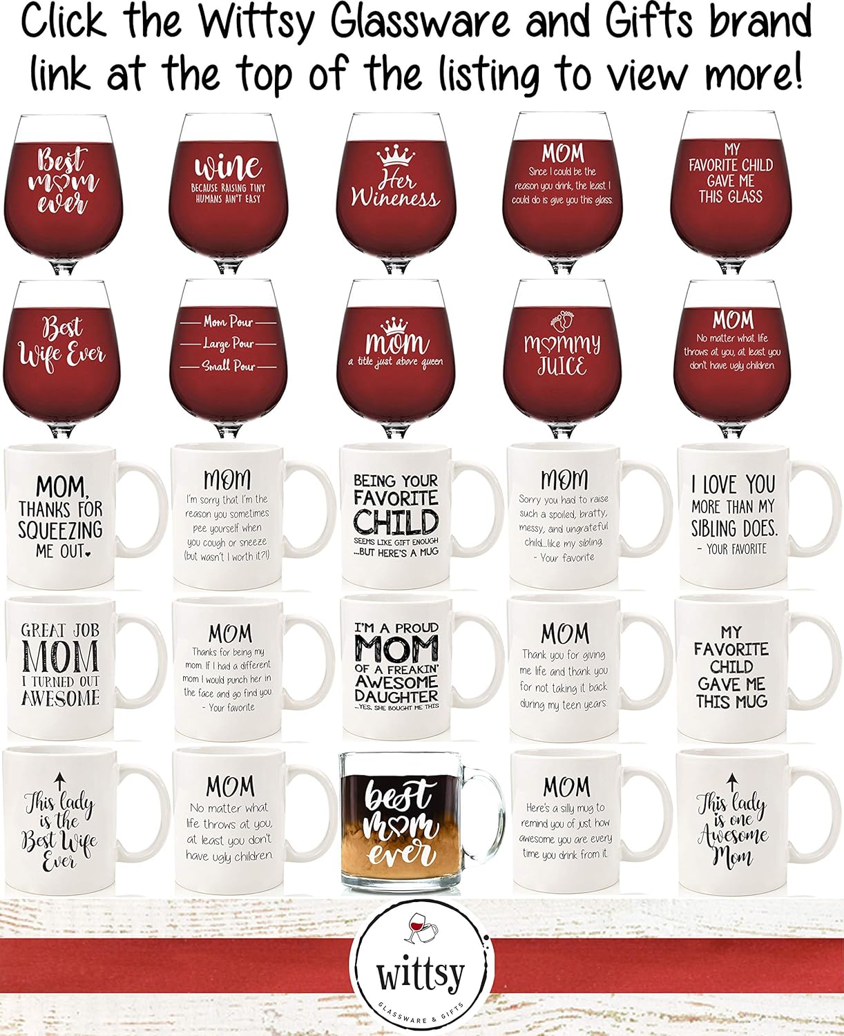 In Dog Wines Funny Wine Glass - Unique Gift for Wine Lovers