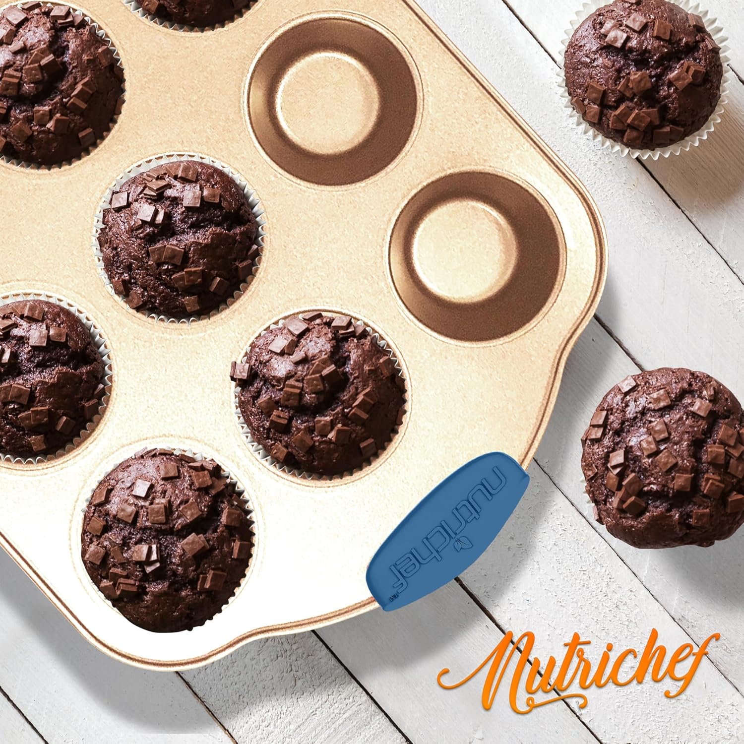 NutriChef 8-Piece Nonstick Bakeware Set