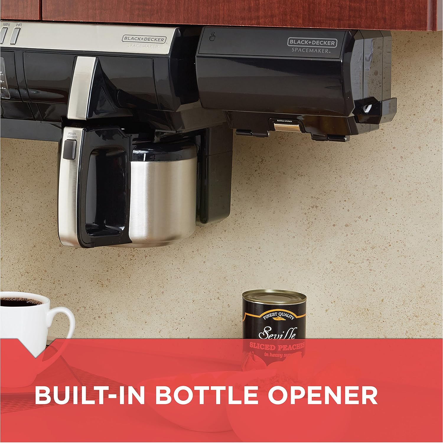 BLACKDECKER CO100B SpaceMaker Can Opener Black