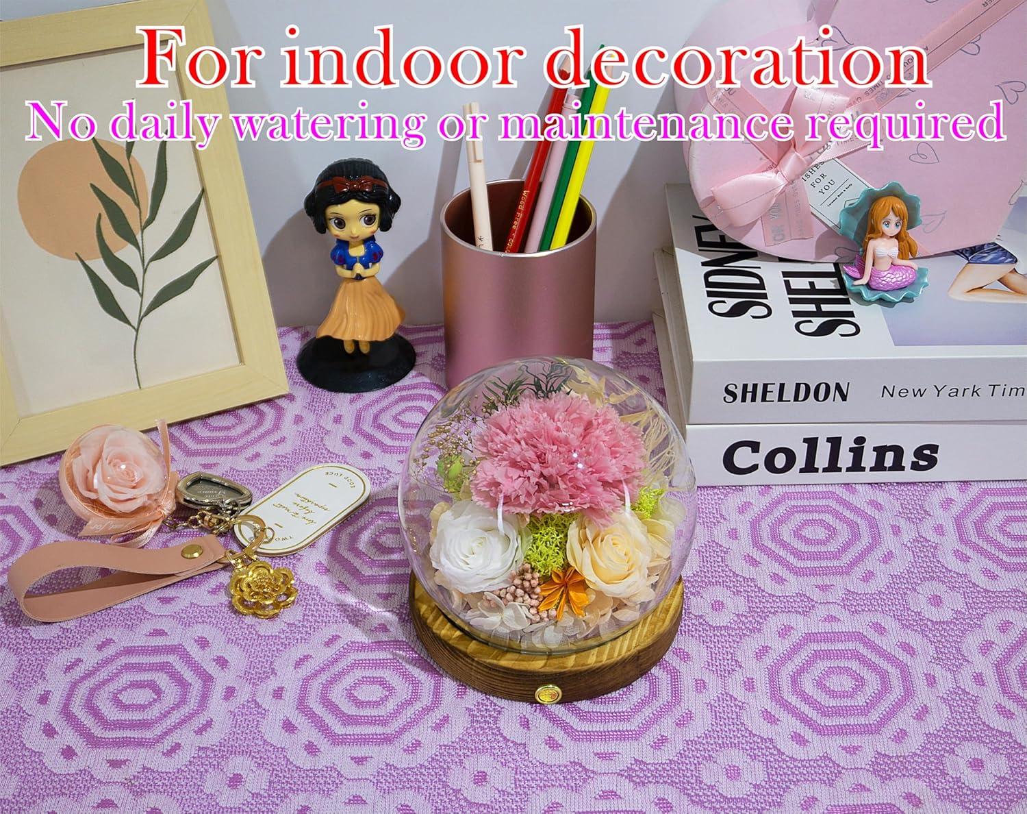 Valley of Rain Forest Preserved Flowers Gift Set