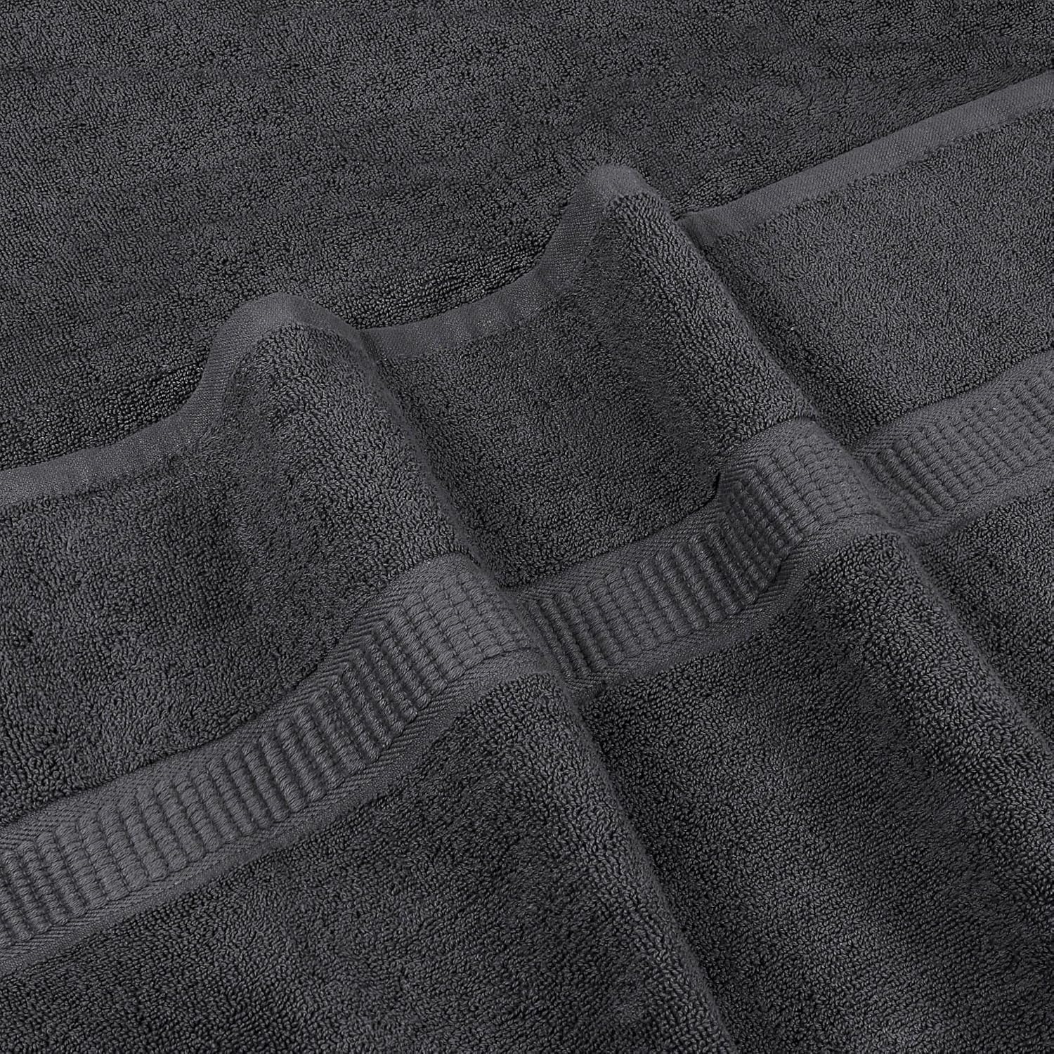 Utopia Towels Jumbo Bath Sheet 2 Pack 600 GSM Grey