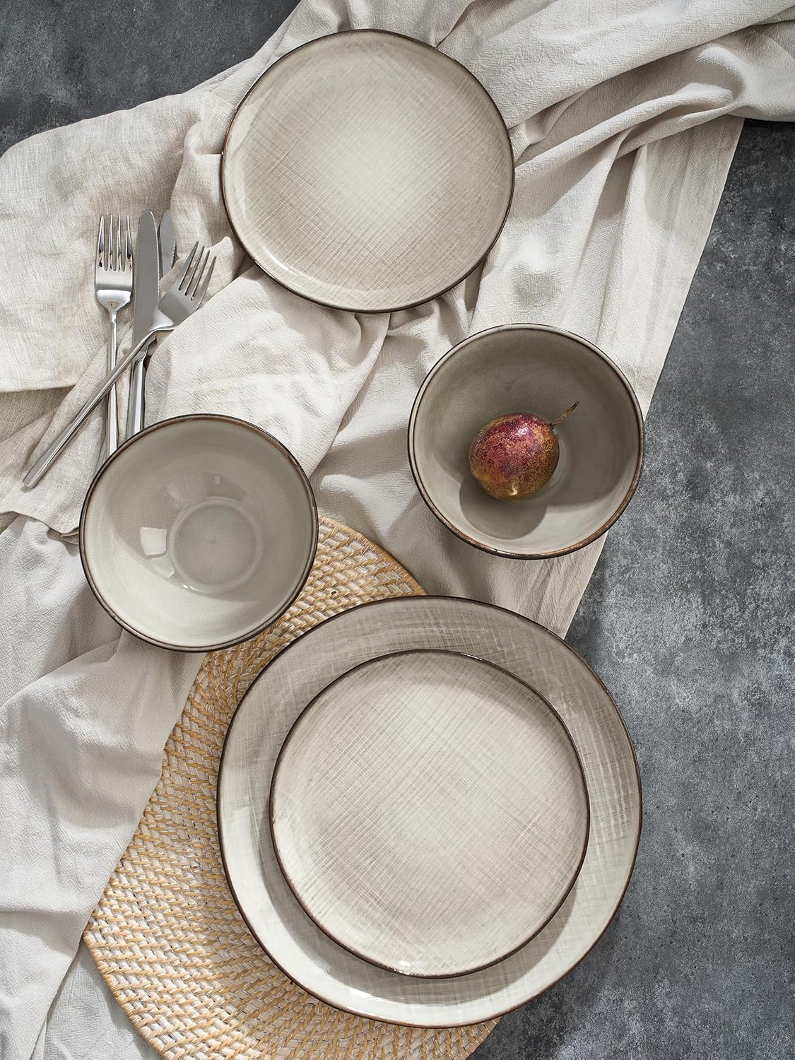 Famiware Moonlight Dinnerware Set 24Pieces