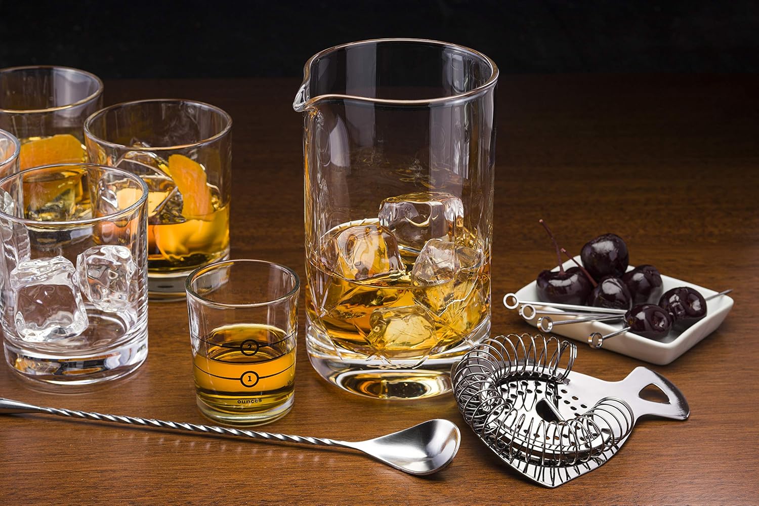 Cork Mill 24 oz Cocktail Mixing Glass Set