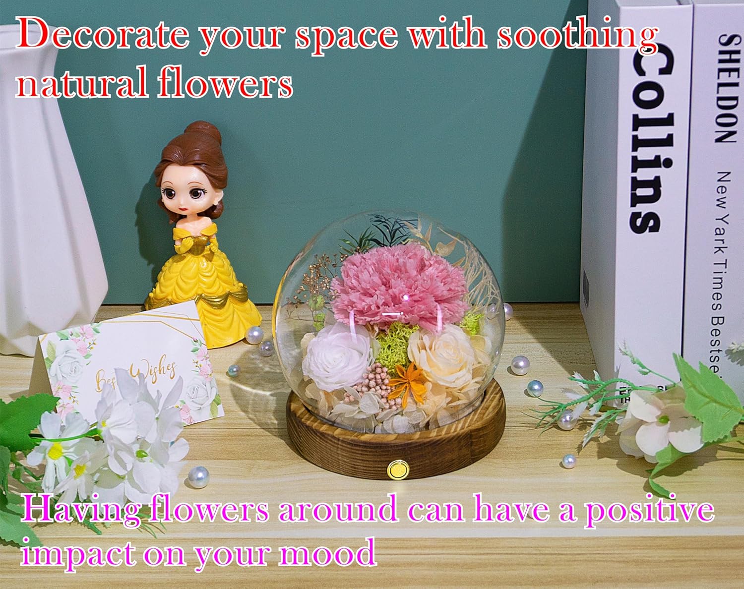 Valley of Rain Forest Preserved Flowers Gift Set
