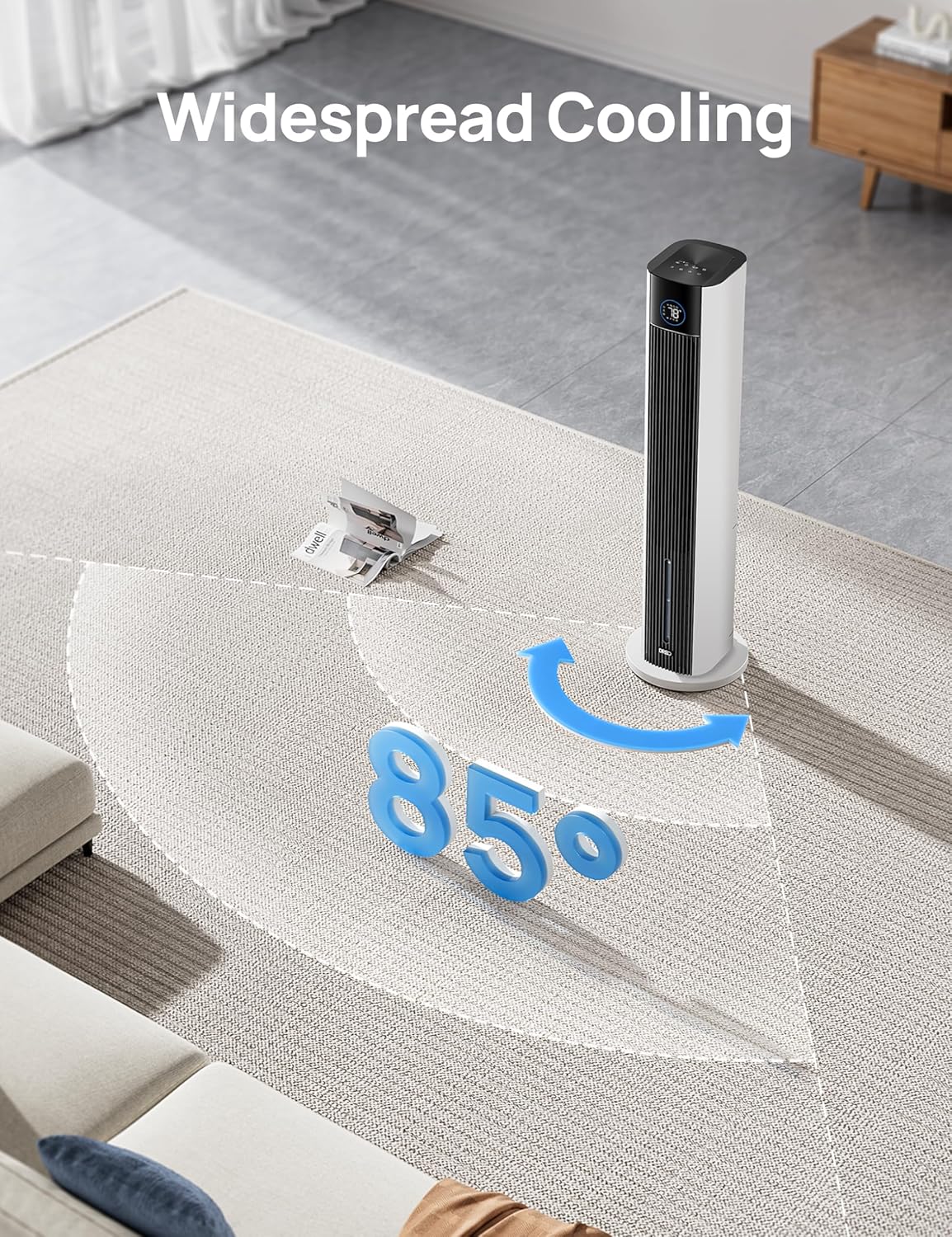 Dreo Evaporative Air Cooler with 4 Speeds and 4 Modes
